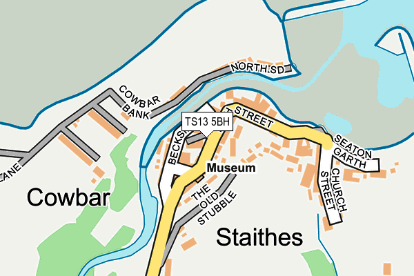 TS13 5BH map - OS OpenMap – Local (Ordnance Survey) TS13 5BH map - OS OpenMap – Local (Ordnance Survey)