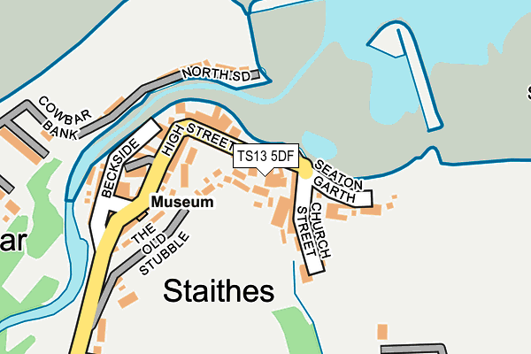 TS13 5DF map - OS OpenMap – Local (Ordnance Survey) TS13 5DF map - OS OpenMap – Local (Ordnance Survey)