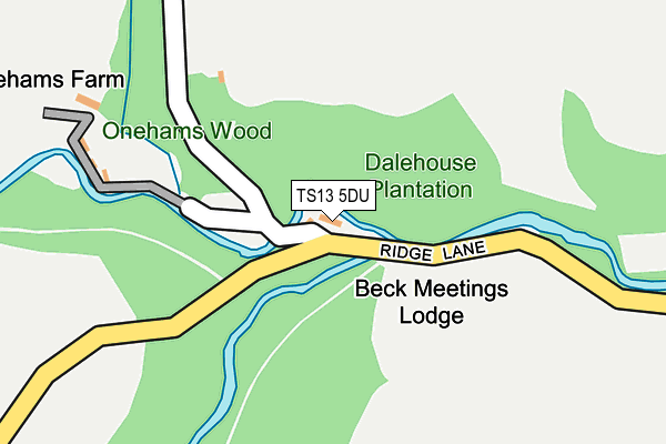 TS13 5DU map - OS OpenMap – Local (Ordnance Survey) TS13 5DU map - OS OpenMap – Local (Ordnance Survey)