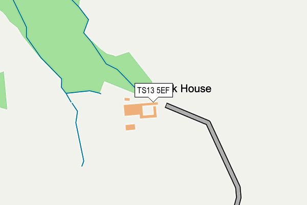 TS13 5EF map - OS OpenMap – Local (Ordnance Survey) TS13 5EF map - OS OpenMap – Local (Ordnance Survey)