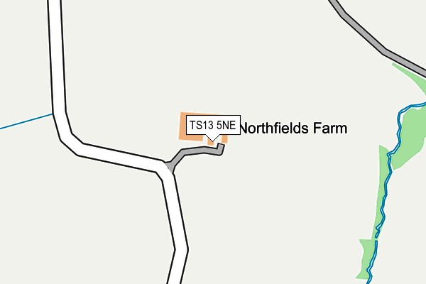 TS13 5NE map - OS OpenMap – Local (Ordnance Survey) TS13 5NE map - OS OpenMap – Local (Ordnance Survey)