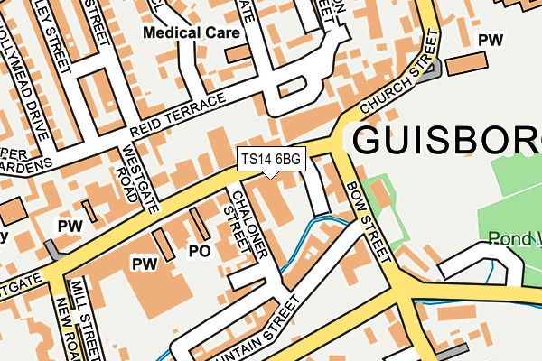 TS14 6BG map - OS OpenMap – Local (Ordnance Survey) TS14 6BG map - OS OpenMap – Local (Ordnance Survey)