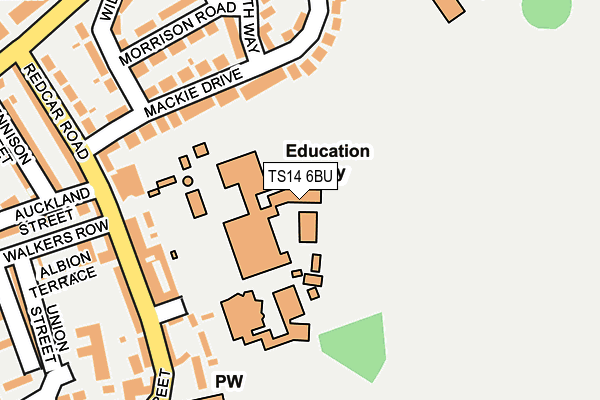 TS14 6BU map - OS OpenMap – Local (Ordnance Survey) TS14 6BU map - OS OpenMap – Local (Ordnance Survey)