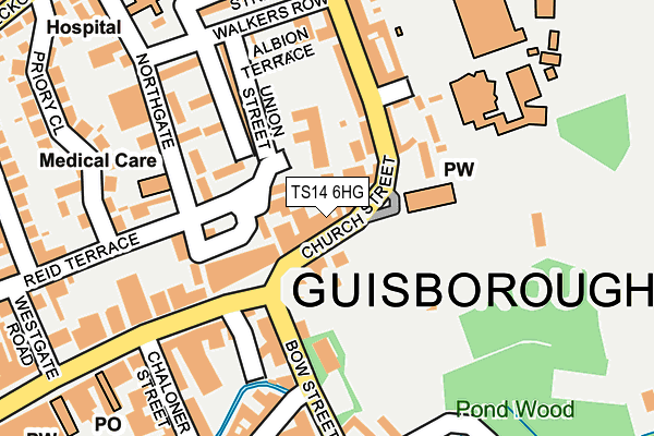 TS14 6HG map - OS OpenMap – Local (Ordnance Survey) TS14 6HG map - OS OpenMap – Local (Ordnance Survey)