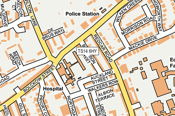 TS14 6HY map - OS OpenMap – Local (Ordnance Survey) TS14 6HY map - OS OpenMap – Local (Ordnance Survey)