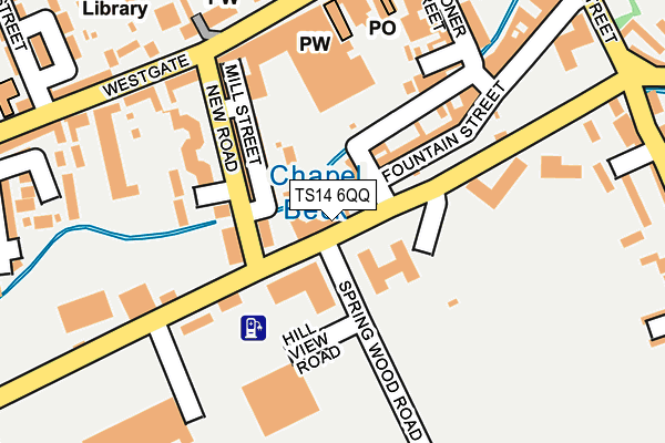 TS14 6QQ map - OS OpenMap – Local (Ordnance Survey) TS14 6QQ map - OS OpenMap – Local (Ordnance Survey)