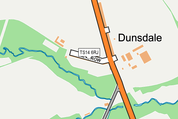 TS14 6RJ map - OS OpenMap – Local (Ordnance Survey) TS14 6RJ map - OS OpenMap – Local (Ordnance Survey)