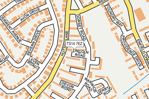 TS14 7EZ map - OS OpenMap – Local (Ordnance Survey) TS14 7EZ map - OS OpenMap – Local (Ordnance Survey)