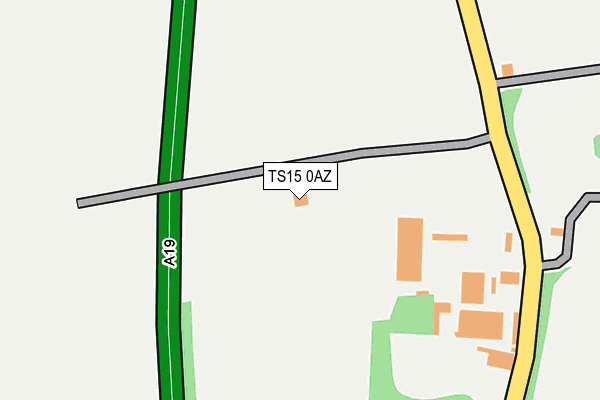 TS15 0AZ map - OS OpenMap – Local (Ordnance Survey) TS15 0AZ map - OS OpenMap – Local (Ordnance Survey)