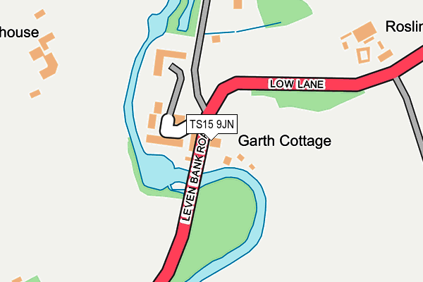 TS15 9JN map - OS OpenMap – Local (Ordnance Survey) TS15 9JN map - OS OpenMap – Local (Ordnance Survey)