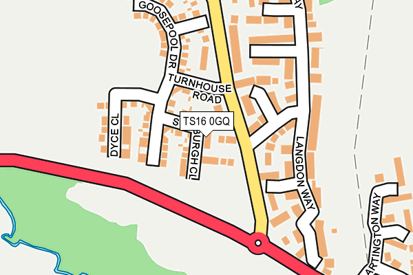 TS16 0GQ map - OS OpenMap – Local (Ordnance Survey) TS16 0GQ map - OS OpenMap – Local (Ordnance Survey)
