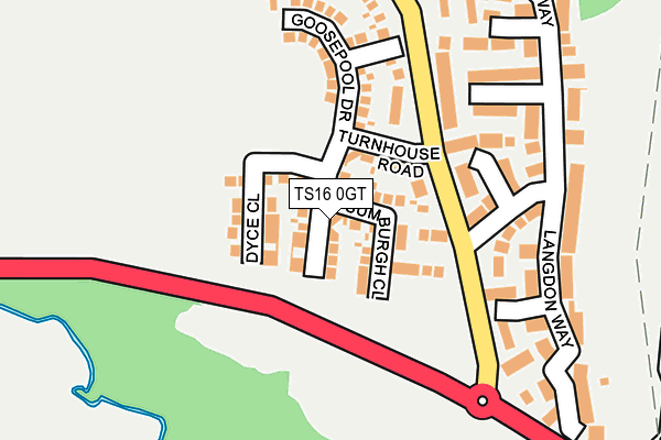 TS16 0GT map - OS OpenMap – Local (Ordnance Survey) TS16 0GT map - OS OpenMap – Local (Ordnance Survey)