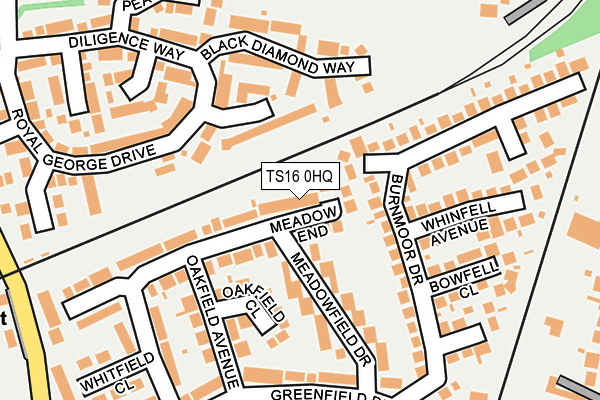 TS16 0HQ map - OS OpenMap – Local (Ordnance Survey) TS16 0HQ map - OS OpenMap – Local (Ordnance Survey)
