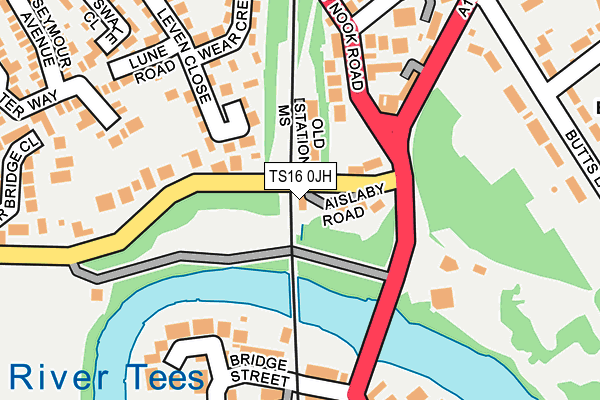 TS16 0JH map - OS OpenMap – Local (Ordnance Survey) TS16 0JH map - OS OpenMap – Local (Ordnance Survey)