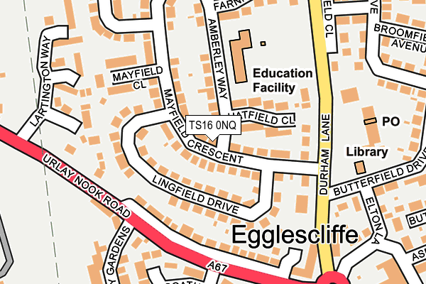 TS16 0NQ map - OS OpenMap – Local (Ordnance Survey) TS16 0NQ map - OS OpenMap – Local (Ordnance Survey)