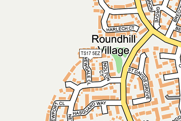 TS17 5EZ map - OS OpenMap – Local (Ordnance Survey) TS17 5EZ map - OS OpenMap – Local (Ordnance Survey)