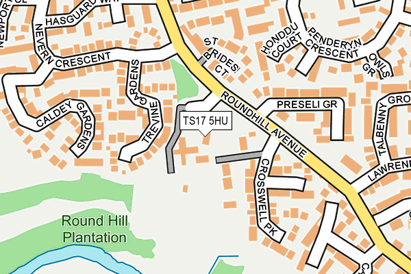 TS17 5HU map - OS OpenMap – Local (Ordnance Survey) TS17 5HU map - OS OpenMap – Local (Ordnance Survey)