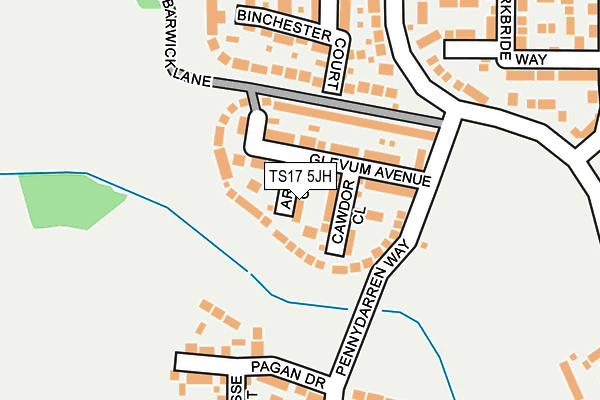 TS17 5JH map - OS OpenMap – Local (Ordnance Survey) TS17 5JH map - OS OpenMap – Local (Ordnance Survey)