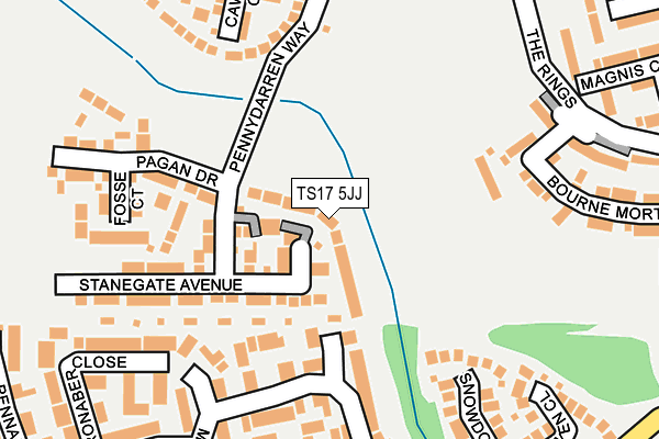 TS17 5JJ map - OS OpenMap – Local (Ordnance Survey) TS17 5JJ map - OS OpenMap – Local (Ordnance Survey)