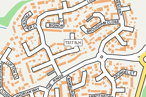 TS17 5LH map - OS OpenMap – Local (Ordnance Survey) TS17 5LH map - OS OpenMap – Local (Ordnance Survey)