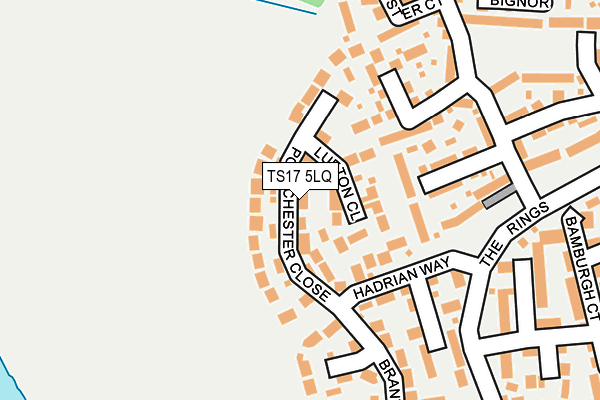 TS17 5LQ map - OS OpenMap – Local (Ordnance Survey) TS17 5LQ map - OS OpenMap – Local (Ordnance Survey)