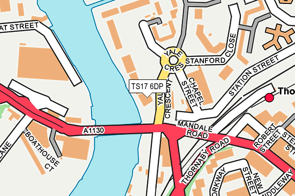 TS17 6DP map - OS OpenMap – Local (Ordnance Survey) TS17 6DP map - OS OpenMap – Local (Ordnance Survey)