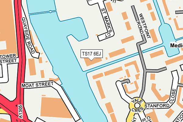 TS17 6EJ map - OS OpenMap – Local (Ordnance Survey) TS17 6EJ map - OS OpenMap – Local (Ordnance Survey)