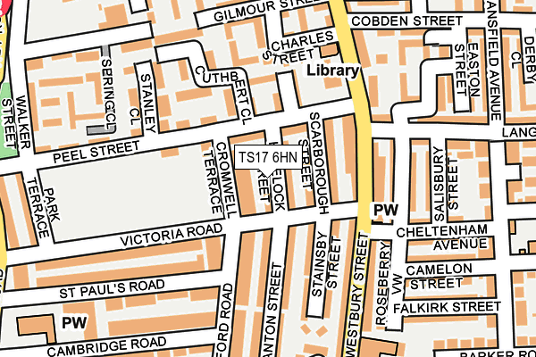 TS17 6HN map - OS OpenMap – Local (Ordnance Survey) TS17 6HN map - OS OpenMap – Local (Ordnance Survey)