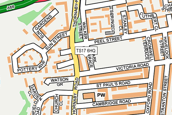 TS17 6HQ map - OS OpenMap – Local (Ordnance Survey) TS17 6HQ map - OS OpenMap – Local (Ordnance Survey)