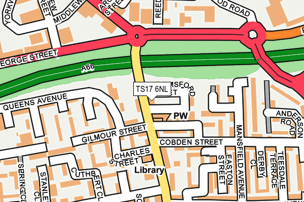 TS17 6NL map - OS OpenMap – Local (Ordnance Survey) TS17 6NL map - OS OpenMap – Local (Ordnance Survey)