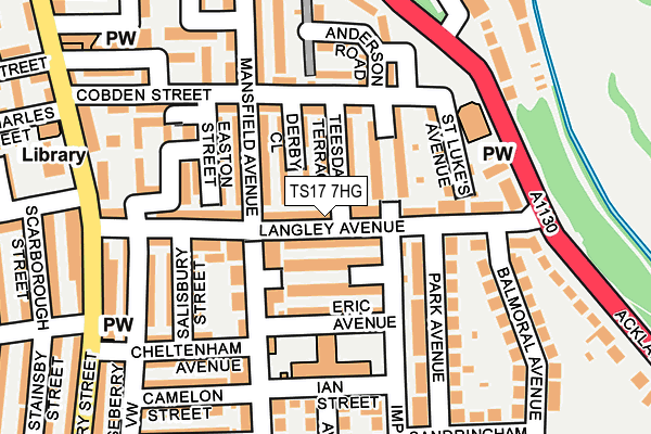TS17 7HG map - OS OpenMap – Local (Ordnance Survey) TS17 7HG map - OS OpenMap – Local (Ordnance Survey)