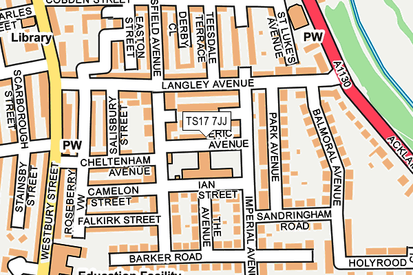 TS17 7JJ map - OS OpenMap – Local (Ordnance Survey) TS17 7JJ map - OS OpenMap – Local (Ordnance Survey)