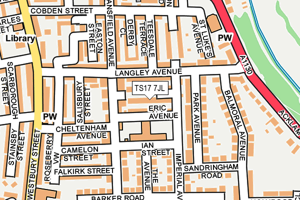 TS17 7JL map - OS OpenMap – Local (Ordnance Survey) TS17 7JL map - OS OpenMap – Local (Ordnance Survey)