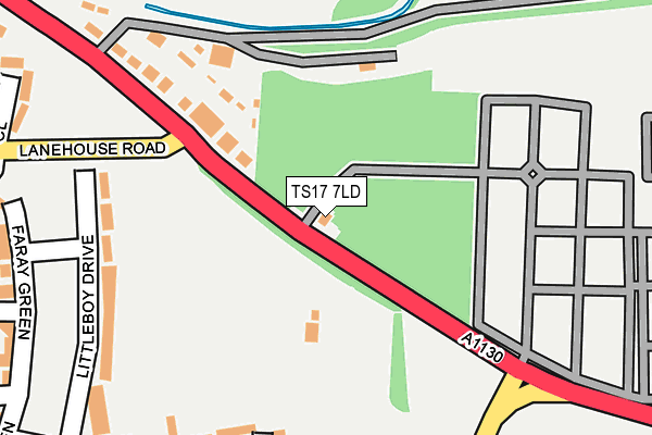 TS17 7LD map - OS OpenMap – Local (Ordnance Survey) TS17 7LD map - OS OpenMap – Local (Ordnance Survey)