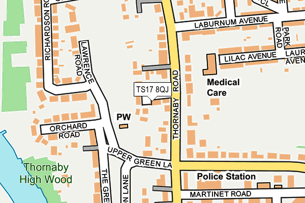 TS17 8QJ map - OS OpenMap – Local (Ordnance Survey) TS17 8QJ map - OS OpenMap – Local (Ordnance Survey)
