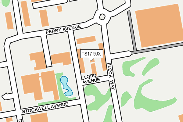 TS17 9JX map - OS OpenMap – Local (Ordnance Survey) TS17 9JX map - OS OpenMap – Local (Ordnance Survey)