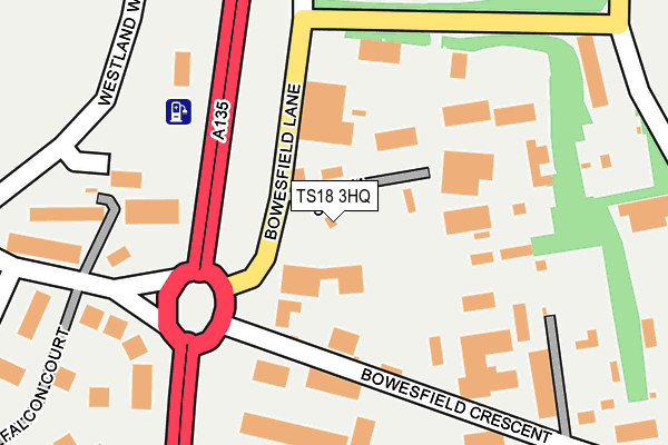 TS18 3HQ map - OS OpenMap – Local (Ordnance Survey) TS18 3HQ map - OS OpenMap – Local (Ordnance Survey)