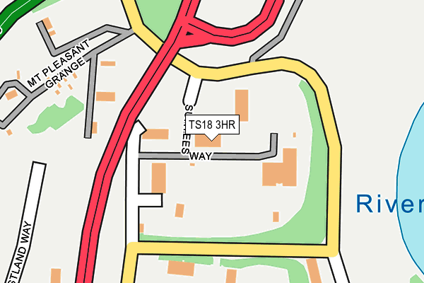 TS18 3HR map - OS OpenMap – Local (Ordnance Survey) TS18 3HR map - OS OpenMap – Local (Ordnance Survey)