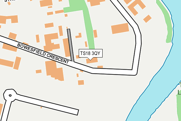 TS18 3QY map - OS OpenMap – Local (Ordnance Survey) TS18 3QY map - OS OpenMap – Local (Ordnance Survey)