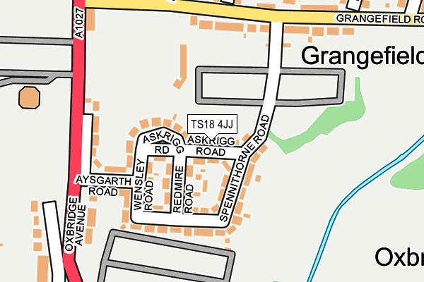 TS18 4JJ map - OS OpenMap – Local (Ordnance Survey) TS18 4JJ map - OS OpenMap – Local (Ordnance Survey)