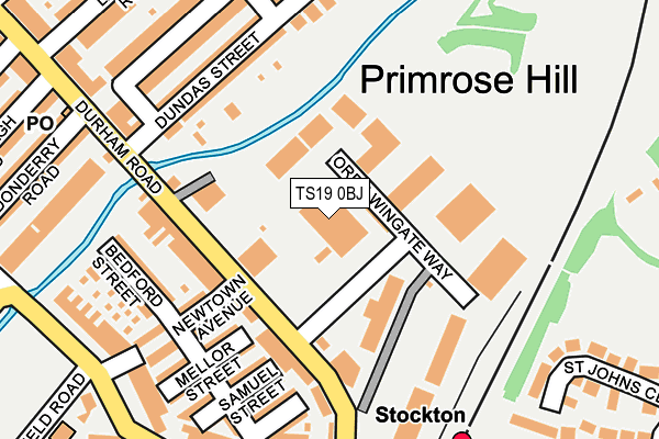 TS19 0BJ map - OS OpenMap – Local (Ordnance Survey) TS19 0BJ map - OS OpenMap – Local (Ordnance Survey)