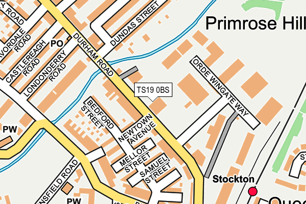 TS19 0BS map - OS OpenMap – Local (Ordnance Survey) TS19 0BS map - OS OpenMap – Local (Ordnance Survey)