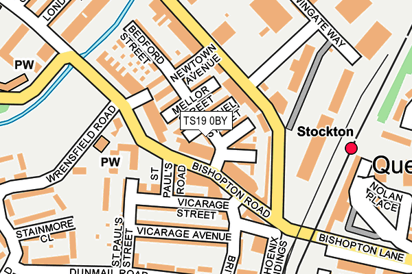 TS19 0BY map - OS OpenMap – Local (Ordnance Survey) TS19 0BY map - OS OpenMap – Local (Ordnance Survey)