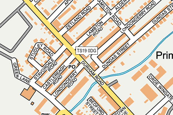 TS19 0DG map - OS OpenMap – Local (Ordnance Survey) TS19 0DG map - OS OpenMap – Local (Ordnance Survey)