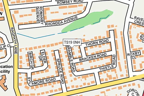 TS19 0NH map - OS OpenMap – Local (Ordnance Survey) TS19 0NH map - OS OpenMap – Local (Ordnance Survey)