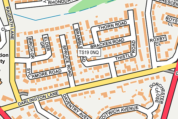 TS19 0NQ map - OS OpenMap – Local (Ordnance Survey) TS19 0NQ map - OS OpenMap – Local (Ordnance Survey)