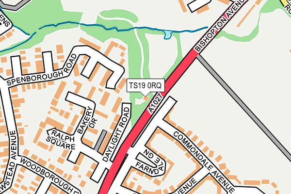 TS19 0RQ map - OS OpenMap – Local (Ordnance Survey) TS19 0RQ map - OS OpenMap – Local (Ordnance Survey)