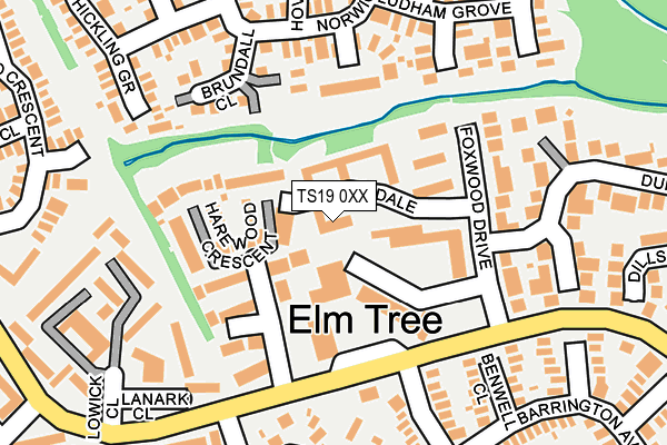 TS19 0XX map - OS OpenMap – Local (Ordnance Survey) TS19 0XX map - OS OpenMap – Local (Ordnance Survey)