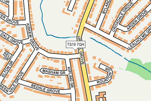 TS19 7QH map - OS OpenMap – Local (Ordnance Survey) TS19 7QH map - OS OpenMap – Local (Ordnance Survey)