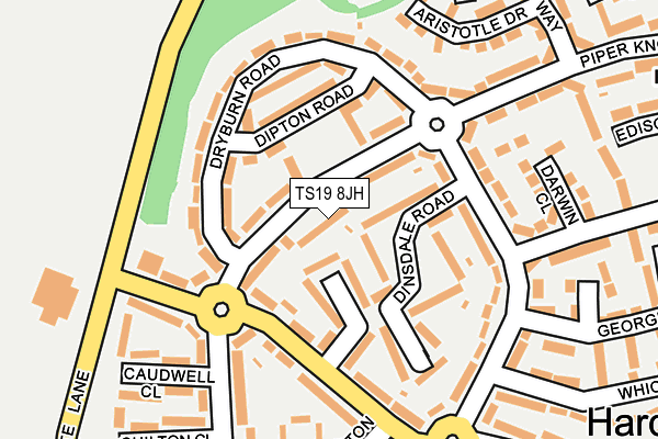 TS19 8JH map - OS OpenMap – Local (Ordnance Survey) TS19 8JH map - OS OpenMap – Local (Ordnance Survey)